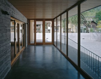 Parish Hall Schlins - entrance