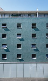 Students Hostel Tigergasse - detail of facade