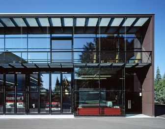 Fire Department Lauterach - detail of facade