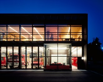 Fire Department Lauterach - night shot