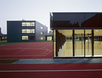 School Lauterach - view from sporting field