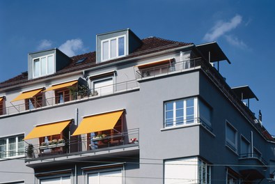 Housing Complex Hottingerplatz | conversion - detail of facade