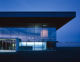 Cultural and Sports Center Gries - entrance at night