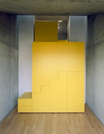 Yellow Stairs - staircase, cupboard and homeoffice
