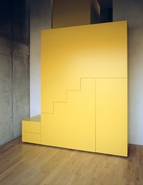 Yellow Stairs - staircase, cupboard and homeoffice
