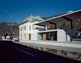 Train Station Schruns - old and new