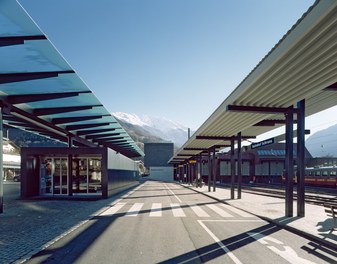 Train Station Schruns - access for busses