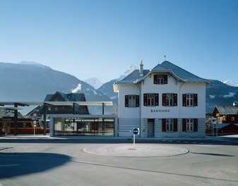 Train Station Schruns - old and new