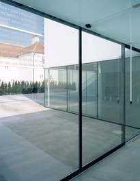 Church Podersdorf - view into courtyard