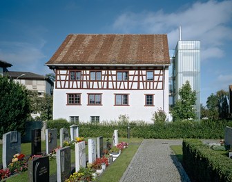 Pfarrhaus Gaissau - view from graveyard
