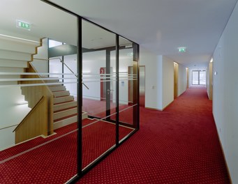 Sporthotel Steffisalp - hallway and staircase