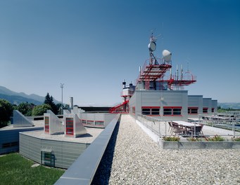 Austrian Broadcasting Corporation ORF Dornbirn - rooftop with restaurant
