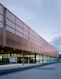 Supermarket Eurospar Bregenz - facade at night