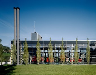 Fire Department and Community Hall Sulz - detail of facade