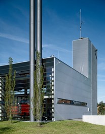 Fire Department and Community Hall Sulz - detail of facade