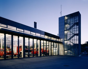 Fire Department and Community Hall Sulz - night shot