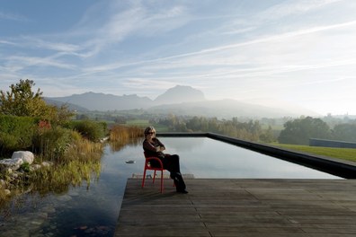 House for Thomas - architect in front of Traunstein