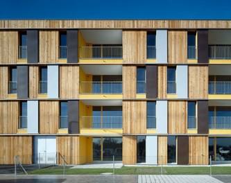 Housing Estate Mühlweg - detail of facade