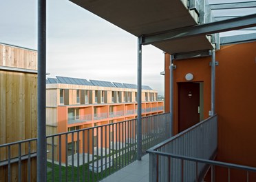 Housing Estate Mühlweg - view from arcade