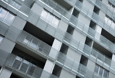 Housing Complex Kaiserebersdorf - detail of facade