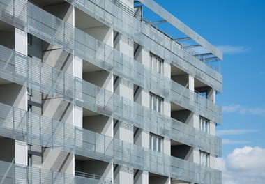 Housing Complex Kaiserebersdorf - detail of facade