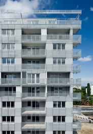 Housing Complex Kaiserebersdorf - detail of facade