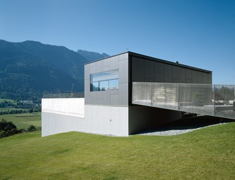 House D - view from northeast with closed terrace