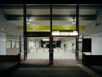 U2 Underground - entrance at night