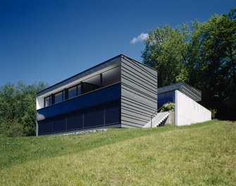 Residence Klammer - facade with closed Shutters