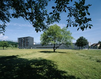 Housing Estate and Shopping Center - south facade