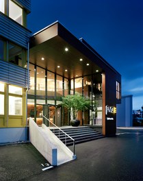 Headquarter PVA - entrance at night