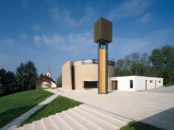 Church Oberrohrbach - square and stairs