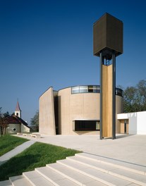 Church Oberrohrbach - square and bell tower