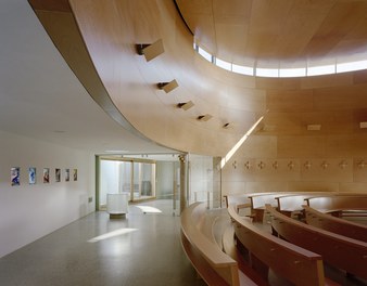 Church Oberrohrbach - elliptical space and entrance