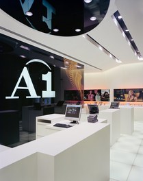A1 Shop Mariahilfer Straße - showroom with counters