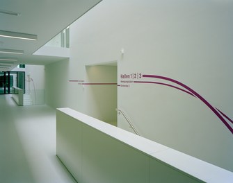 ETH Sport Center - corridor with guidance system