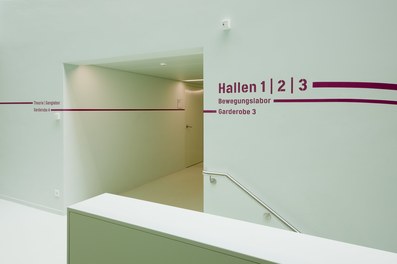 ETH Sport Center - staircase with guidance system