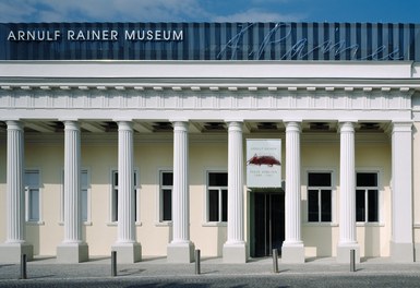 Arnulf Rainer Museum - detail of facade