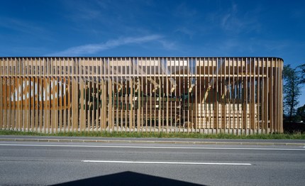 Headquarter Holzbau Sohm - view from street