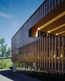 Headquarter Holzbau Sohm - detail of facade