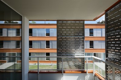 Housing Complex Arlbergstrasse - view from balcony