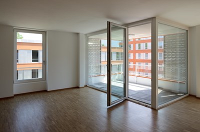Housing Complex Arlbergstrasse - view from living room