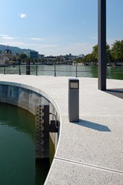 Harbor Bregenz - water-level indicator