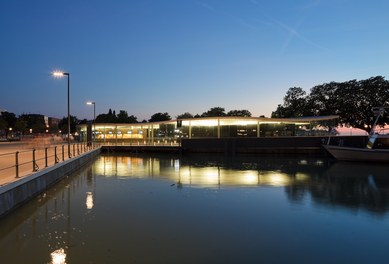 Harbor Bregenz - marina at dusk