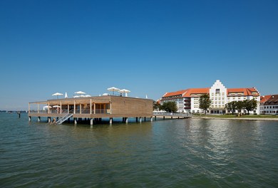 Bathhouse Kaiserstrand - view from boat