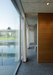 Bathhouse - view from living room to bedroom