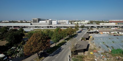 U2 Underground  Station Aspern - urban-planning context