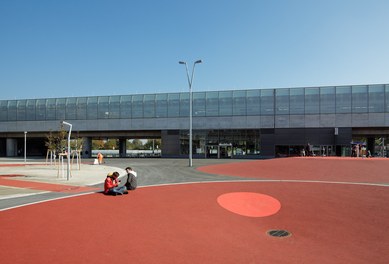 U2 Underground  Station Aspern - square