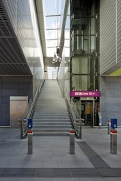 U2 Underground  Station Aspern - ascent to platforms