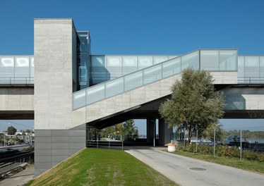 U2 Underground  Station Donaumarina - detail of facade